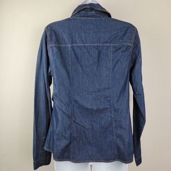 Kut from the Kloth button down shirt top size medium - Picture 3 of 5